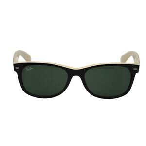 Ray-Ban Sunglasses RB2132 New Wayfarer 875 Black on Beige